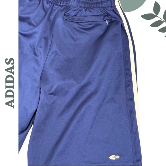 🛍️3/$40 Adidas Men’s ClimaCool Athletic Shorts – Navy Blue, Size Medium - Picture 4 of 5